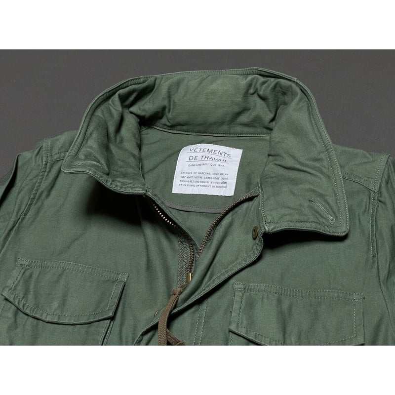 VETEMENTS DE TRAVAIL M-65型ジャケット カーキ 38サイズ | Ult