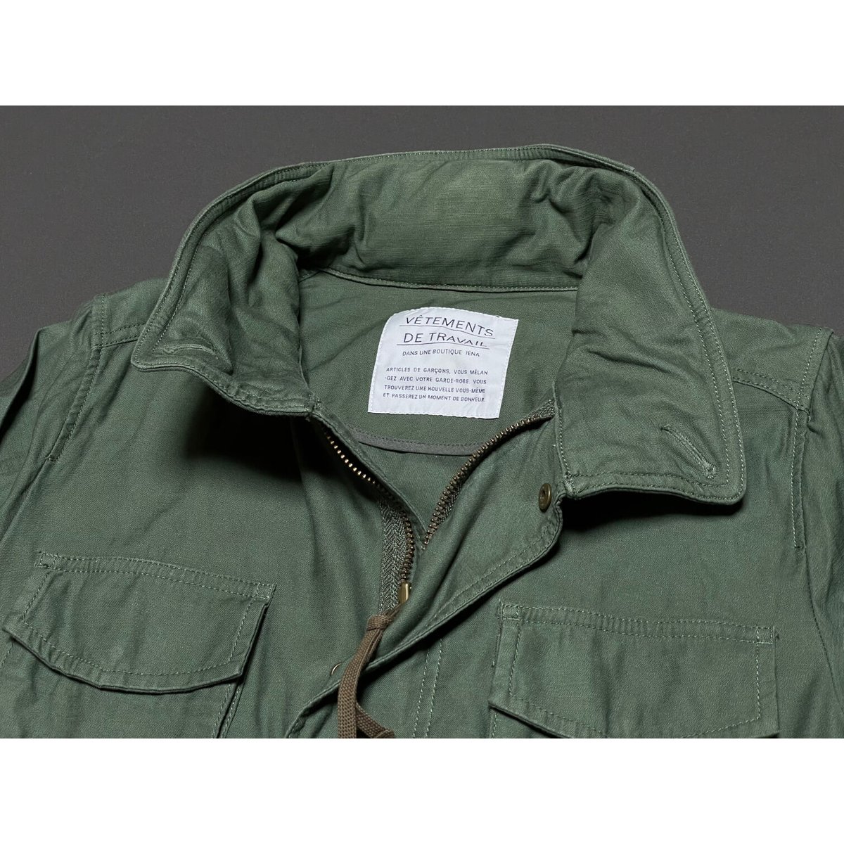 VETEMENTS DE TRAVAIL M-65型ジャケット カーキ 38サイズ | Ult