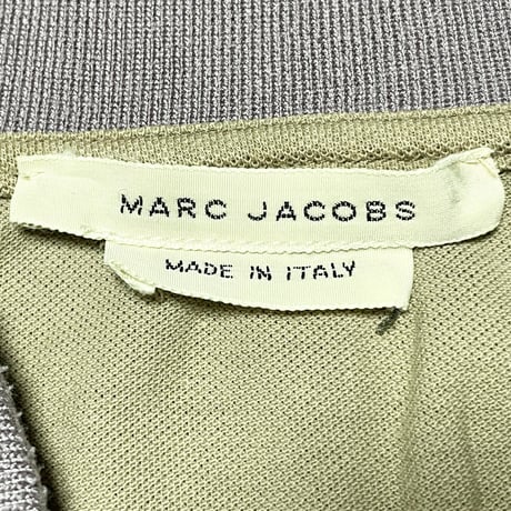 ▲訳あり商品▲ MADE IN ITALY製 MARC JACOBS 半袖鹿の子ポロシャツ ブラウン Sサイズ