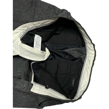 J.CREW ヘリンボーン柄ウールスラックス チャコールグレー W30-L32サイズ