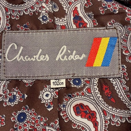 MADE IN UK製 Charles Rides スウェードレザー ジレベスト ブラウン 40サイズ