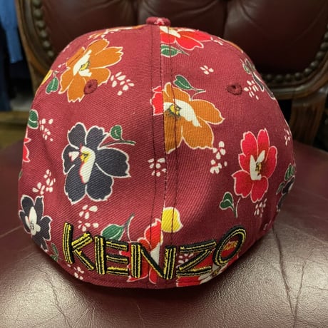 NEW ERA × KENZO 2013年モデル 59FIFTY 和柄 ベースボールキャップ ワイン 7-1/2 59.6cm