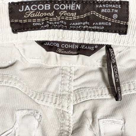 MADE IN ITALY製 JACOB COHEN J688 SPECIAL コーデュロイパンツ アイボリー W29サイズ