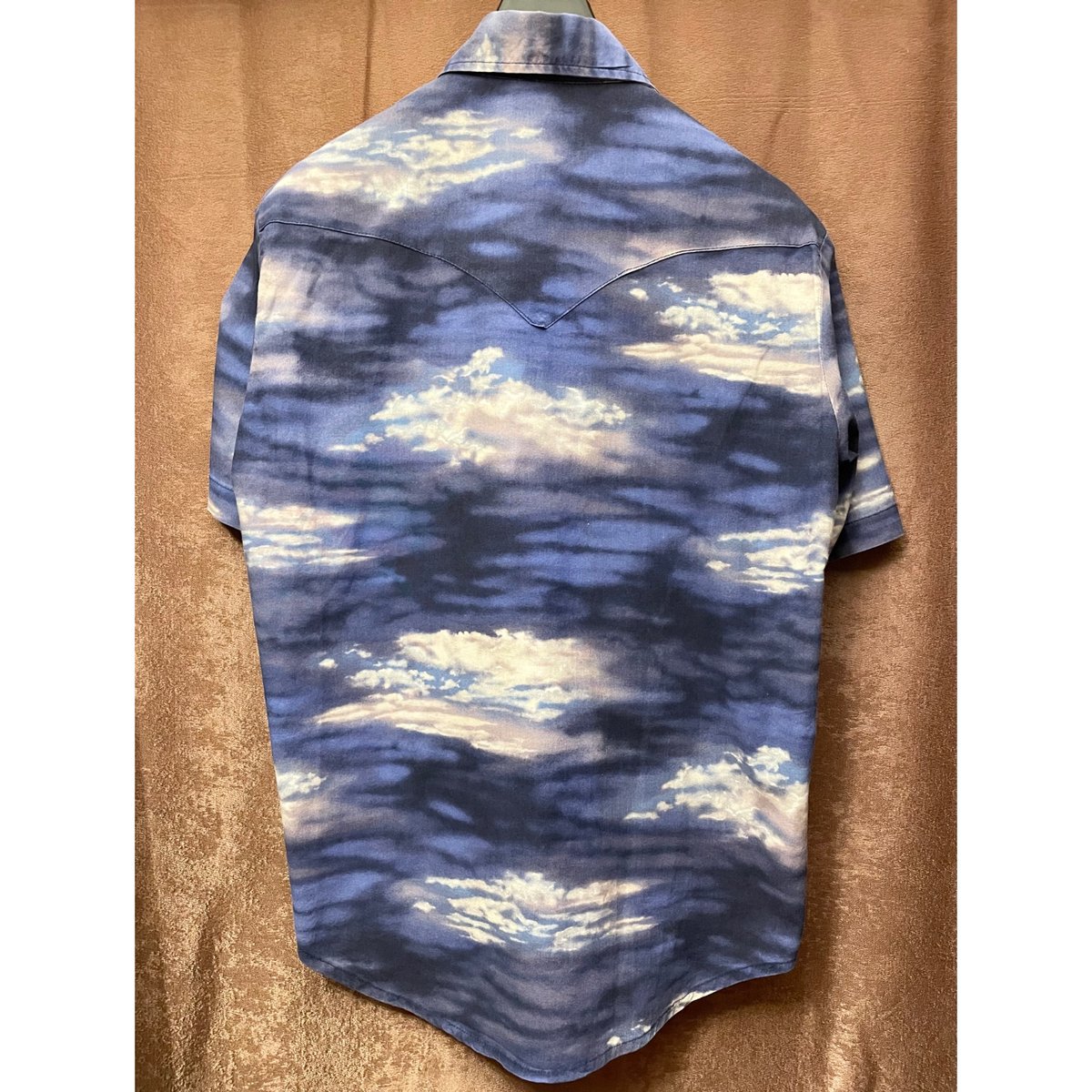 HbarC 半袖 ウエスタンシャツ california ranchwear 美品 70s HBarC エイチバーシー 半袖 ウエスタンシャツ 総柄 USA