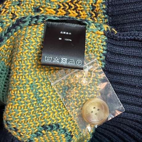 ★新品★ 2024年AWモデル TOOCO オリジナル柄コットンカーディガン PASADI NAVY S～XLサイズ