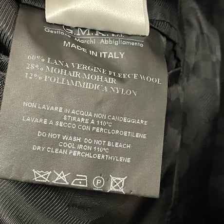 MADE IN ITALY製 MESSAGERIE モヘア混ウールチェスターコート キャメル 44サイズ