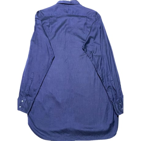 THOMAS PINK 長袖コットンドレスシャツ ネイビー 39-84サイズ