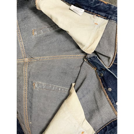 ☆タグ付き新古品☆ MADE IN ITALY製 Just Cavalli スタッズ付きダメージ加工デニムパンツ インディゴ W40サイズ