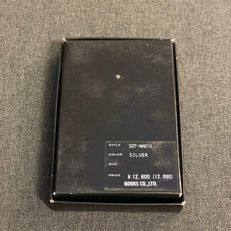 激レア 箱付き NUMBER (N)INE ギター型オイルライター シルバー