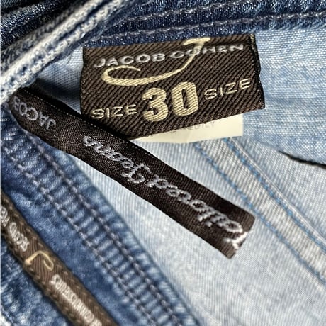 MADE IN ITALY製 JACOB COHEN SPECIAL EDITION J622モデル ストレッチデニムパンツ ライトインディゴ W30サイズ