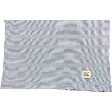 MADE IN ENGLAND製 SUNSPEL ボーダー柄半袖VネックTシャツ ライトブルー Mサイズ