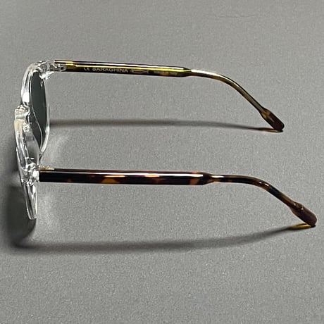展示品渡し ★新品★ MADE IN ITALY製 SARAGHINA ReGILDA POLAR 415-GE 偏光レンズサングラス クリア×べっ甲色 ブラックレンズ