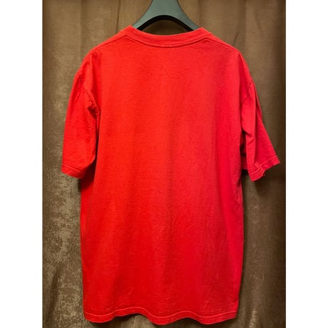 MADE IN USA製 Union Line national education association プリントTシャツ レッド Lサイズ