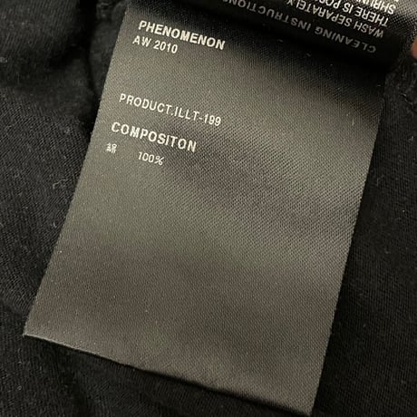 MADE IN JAPAN製 PHENOMENON 2010年AWモデル プリントTシャツ ブラック L/40サイズ