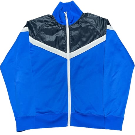 ▲訳あり商品▲ NIKE トラックジャケット ブルー×ブラック  Lサイズ