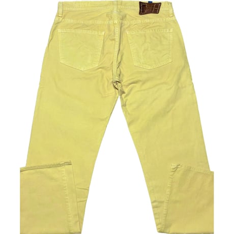 MADE IN USA製 CITIZENS of HUMANITY コットンカラーパンツ イエロー W32サイズ