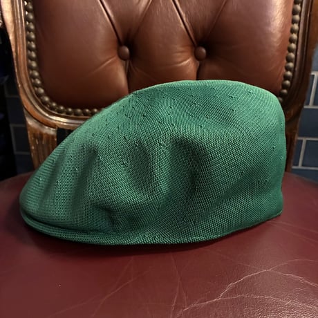 MADE IN ENGLAND製 80s～90s KANGOL ハンチングキャップ グリーン Mサイズ