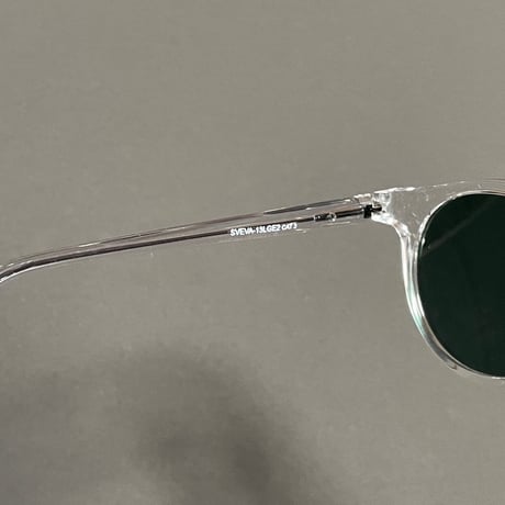 展示品渡し ★新品★ MADE IN ITALY製 SARAGHINA SVEVA 13-LGE2 サングラス クリア ブラックレンズ