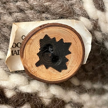 MADE IN CANADA製 MARK カウチンセーター アイボリー×ブラウン