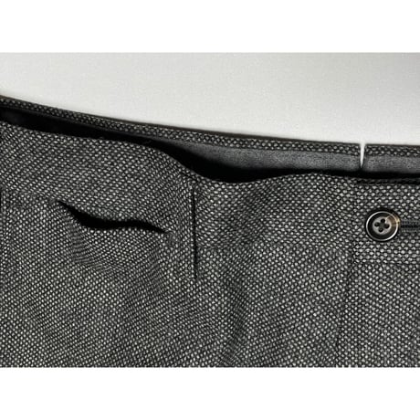 FOX FLANNEL生地使用 Journal Standard ウールカシミヤスラックス チャコールグレー Mサイズ ダブル仕上げ