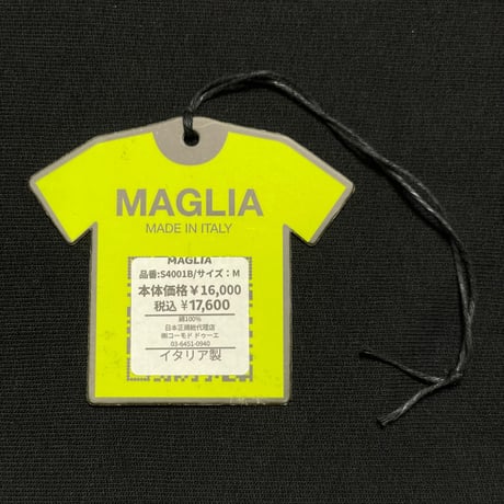 ★新品★ MADE IN ITALY製 MAGLIA 2025年SSモデル S-4001 「CITTA DELL AMORE ITALIA」 プリント入りプルオーバーパーカー ブラック S～XLサイズ