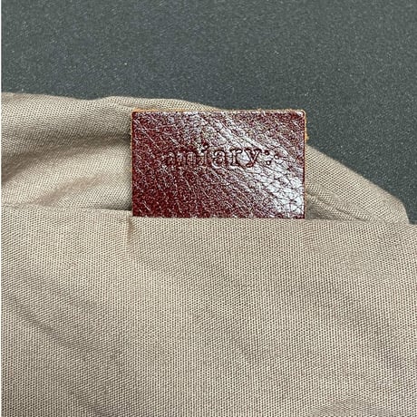 ▲訳あり商品▲ MADE IN JAPAN製 ANIARY レザーショルダーバッグ カーキ