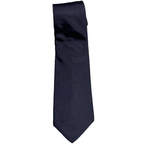MADE IN USA製 BROOKS BROTHERS ソリッドシルクネクタイ ネイビー