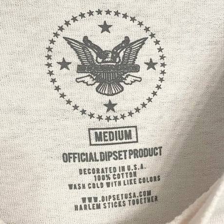 DIPLOMATS OFFICIAL DIPSET PRODUCT 長袖プリントTシャツ ホワイト Mサイズ