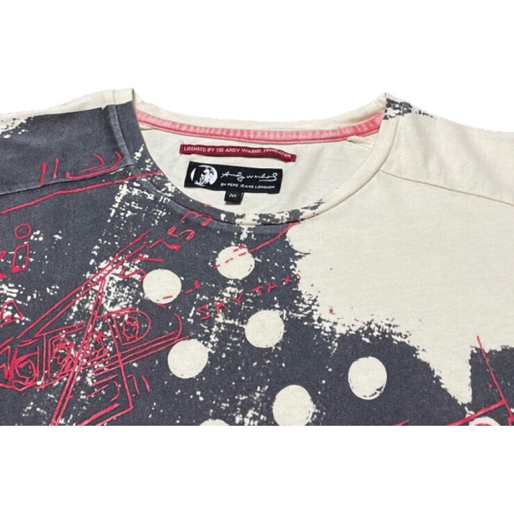 Andy Warhol by PEPE JEANS LONDON 半袖Tシャツ アイボリー Ｍ...