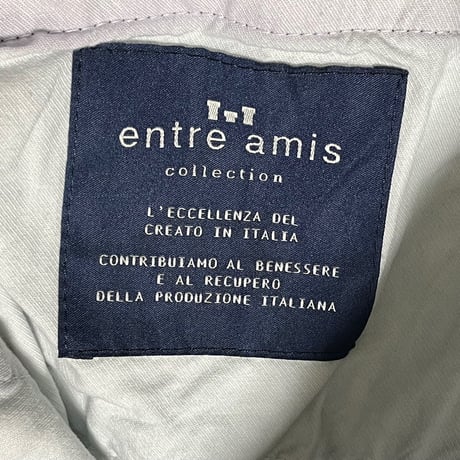 MADE IN ITALY製 entre amis collection TK America Slim コーデュロイパンツ ネイビー W31/45サイズ