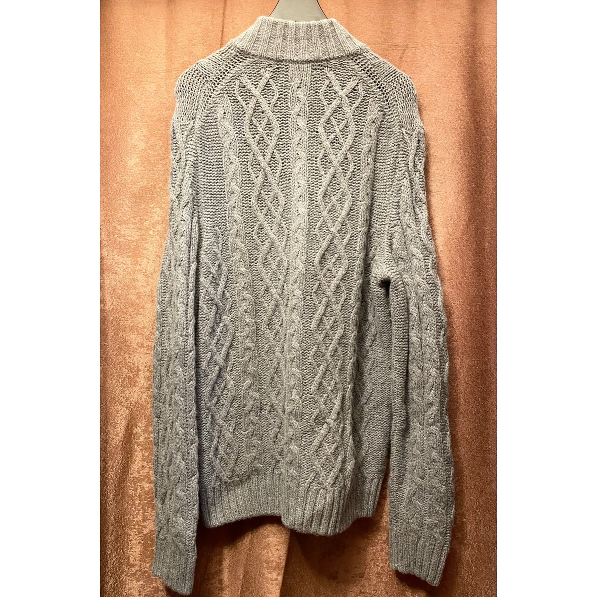 極美品ブルックスブラザーズイタリアヤーンカシミア使用ハーフジップ