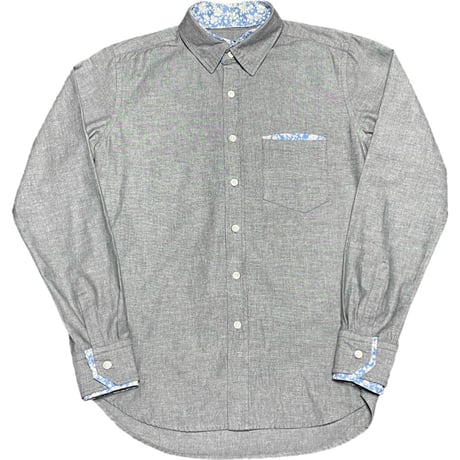MADE IN JAPAN製 CASH CA ENGLAND 長袖シャツ グレー Sサイズ