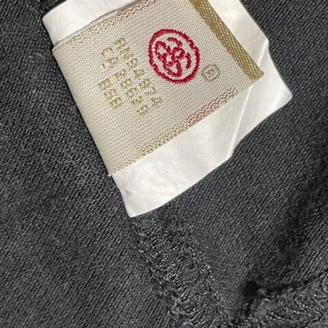 STUSSY DELUXE × Reyn Spooner Wネーム鹿の子ポロシャツ ブラック Sサイズ