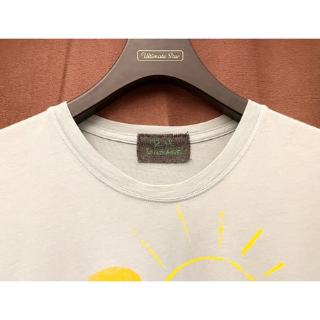 MADE IN USA製 R.H. Vintage プリントTシャツ サックスブルー Sサイズ