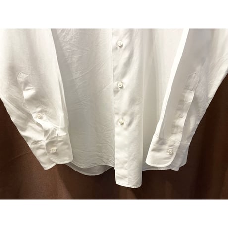 MADE IN JAPAN製 Maker's Shirt 鎌倉 225 Liberty SLIM FIT 長袖SUPIMAコットンシャツ ホワイト 39-83サイズ