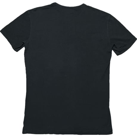 EMPORIO ARMANI クルーネックプリントTシャツ ブラック Sサイズ