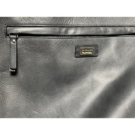 MADE IN ITALY製 ZANELLATO POSTINA パイソンレザークラッチバック グレー