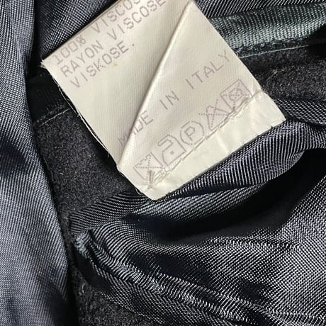 ▲訳あり商品▲ MADE IN ITALY製 PLUVEX ヴァージンウールPコート ネイビー 50サイズ