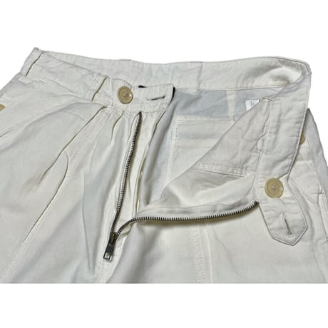 【ベイクルーズ取り扱い】ISABEL MARANT ÉTOILE コットンリネンパンツ アイボリー 1サイズ