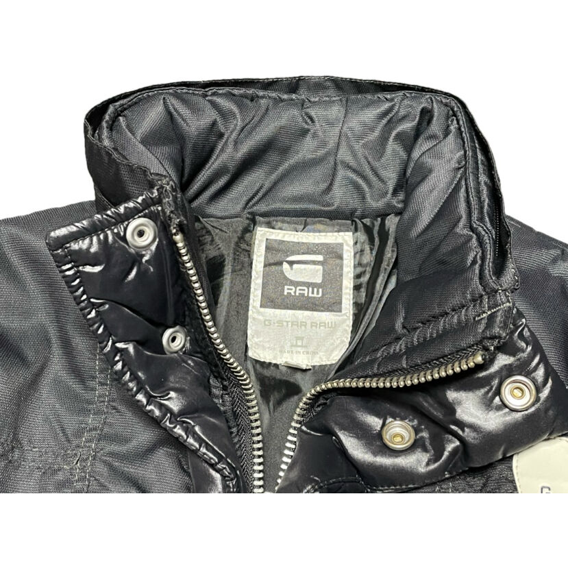 G-STAR RAW ライダース型ダウンジャケット ブラック Sサイズ G-STAR RAW ライダース型ダウンジャケット ブラック Sサイズ