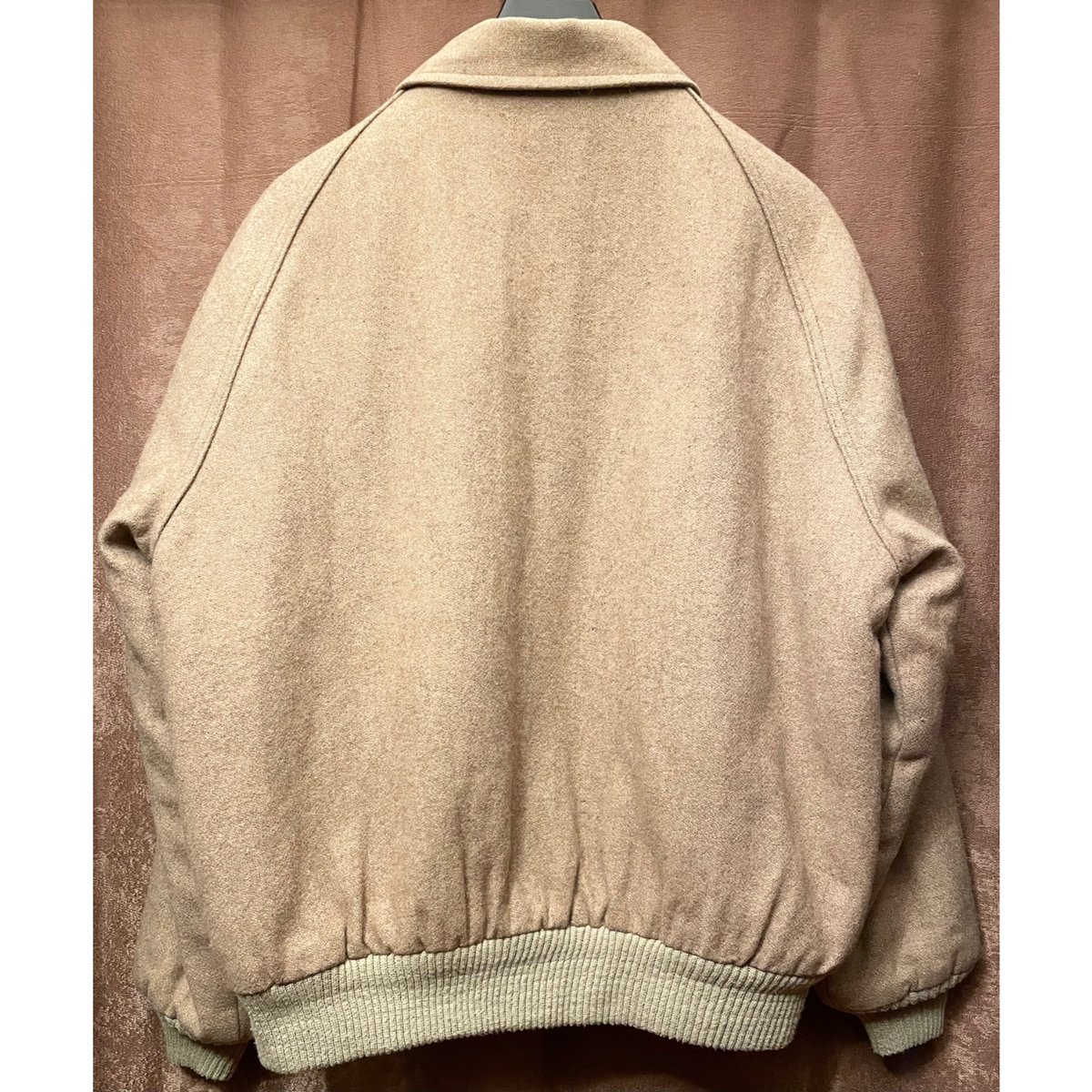 80s　ユーロヴィンテージ　ウールボンバージャケット　アートピース　ミリタリー 90s USA製 レザージャケット | XXXXL特大 - 札幌 ビンテージ 古着屋