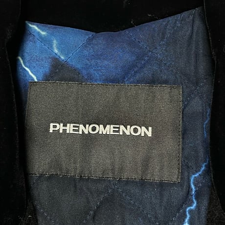 MADE IN JAPAN製 PHENOMENON ウールライダースジャケット 2011AWモデル ブラック 38/Mサイズ