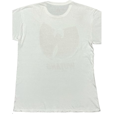 状態考慮 MADE IN USA製 WU-TANG BRAND LIMITED 半袖Tシャツ ホワイト Lサイズ