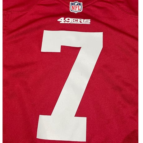 NIKE NFL 49ers Colin Kaepernick ゲームジャージ レッド Sサイズ
