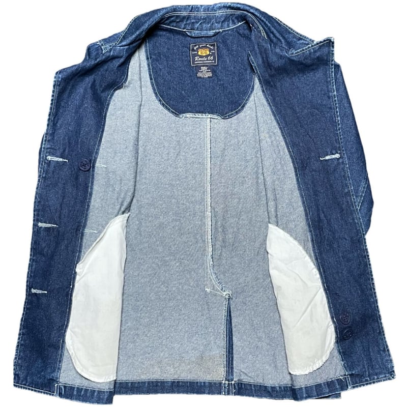 ROUTE66 デニムダブルジャケット インディゴ Sサイズ | Ultimate