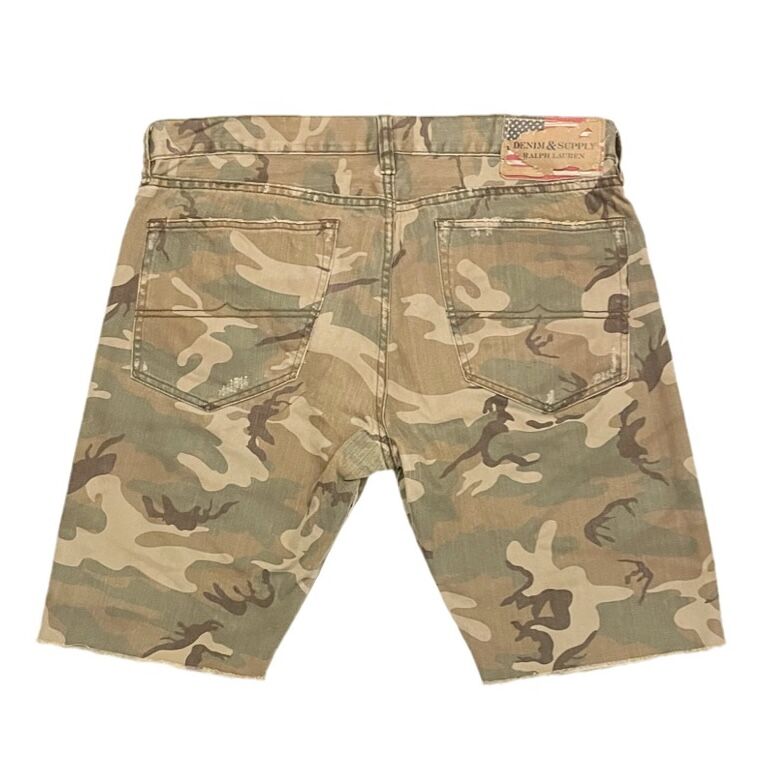 Denim&supply ラルフローレン　カモフラ　パンツ DENIM & SUPPLY RALPH LAUREN Slim Fit 迷彩柄ハーフパンツ