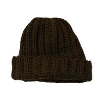 【UNITED ARROWS 取り扱い】 MADE IN ENGLAND製 HIGHLAND2000 BRITISH WOOL ニット帽 ブラウン