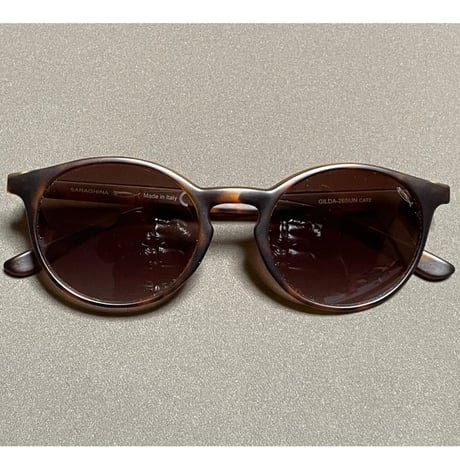 ★新品★ MADE IN ITALY製 SARAGHINA GILDA 026-SUN サングラス  ダークブラウンべっ甲柄 ブラウンレンズ