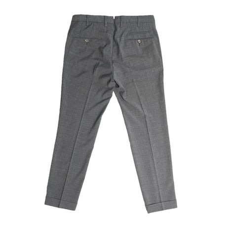 MADE IN ROMANIA製 PT01 TRAVELLER SUPER SLIM FIT ストレッチウールスラックス チャコールグレー 48サイズ