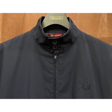 MADE IN ENGLAND製 FRED PERRY ハリントンジャケット ネイビー 38サイズ